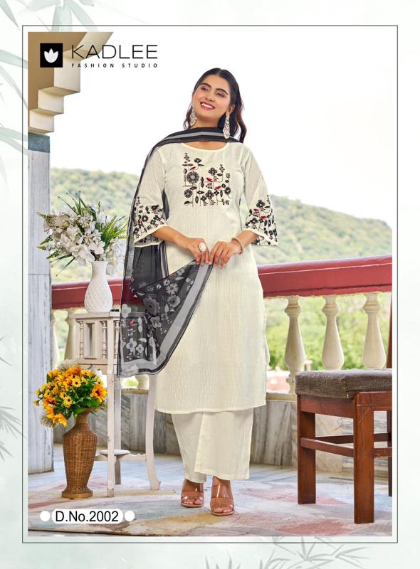 Kadlee deeva 3pcs american crepe kurtis wholesale